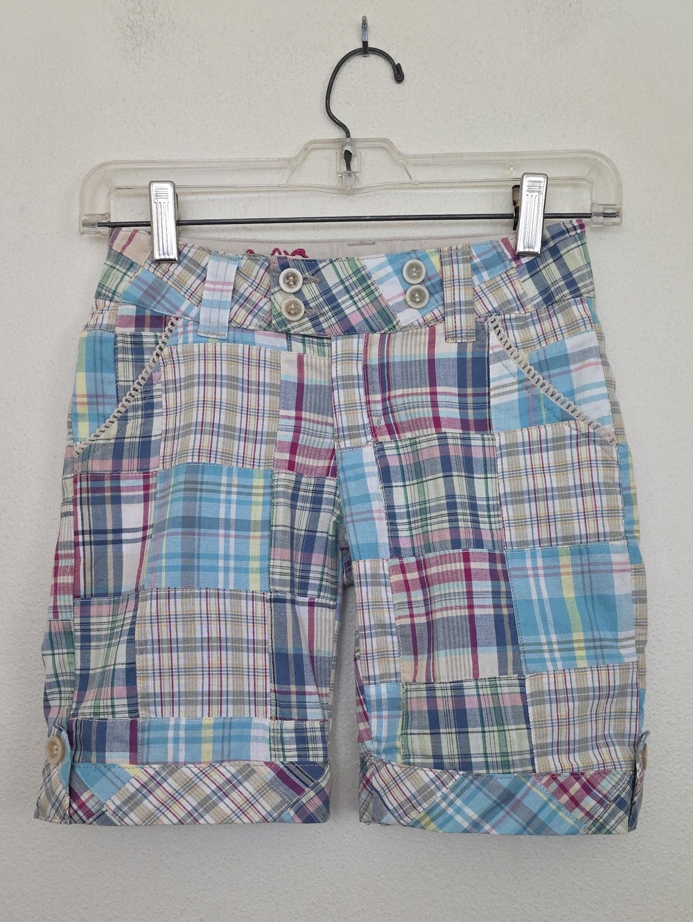 Candies Multicolored Plaid Shorts Girls 10